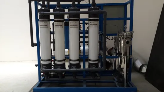 30m3/H UF 정수 필터 자동 초여과 시스템